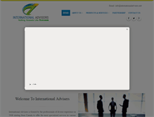 Tablet Screenshot of internationaladvisers.net